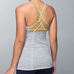 Lululemon Strappy back built in bra yoga tank